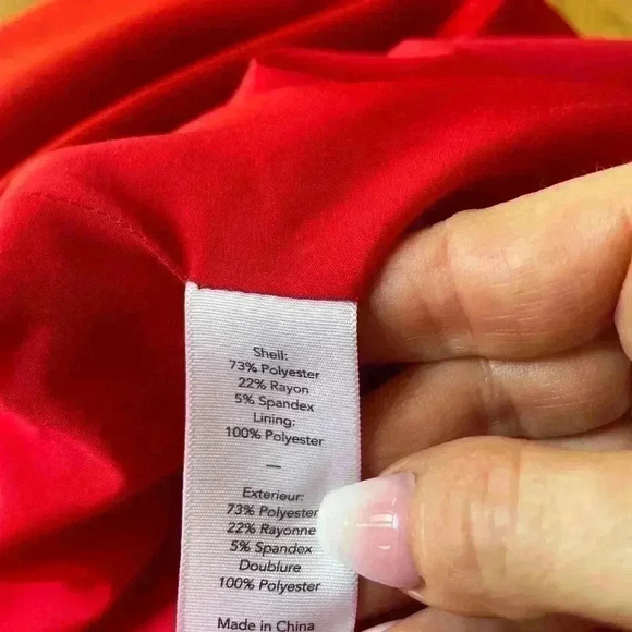 LIKELY Gown, Formal, Wedding, Prom, Woman's Red Halter Dress Size 4/2/0 - Picture 5 of 11